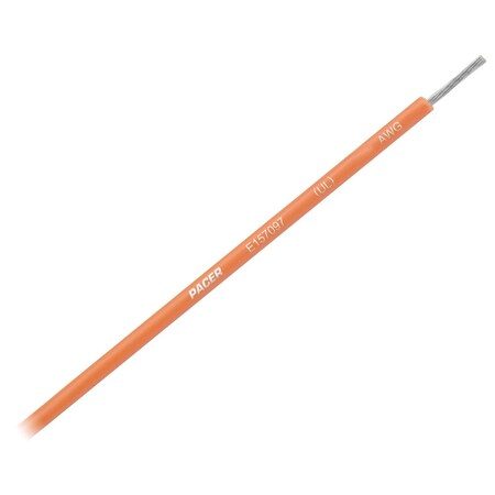 Pacer Group Orange 18' 14 Awg Primary Wire WUL14OR-18